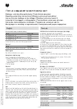 Preview for 4 page of steute RF I/O SW868-NET Mounting And Wiring Instructions