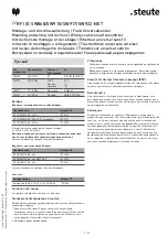 Preview for 11 page of steute RF I/O SW868-NET Mounting And Wiring Instructions