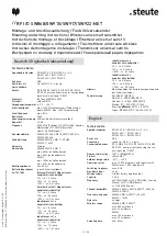 Preview for 16 page of steute RF I/O SW868-NET Mounting And Wiring Instructions