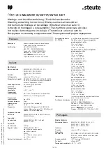 Preview for 18 page of steute RF I/O SW868-NET Mounting And Wiring Instructions