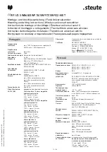 Preview for 19 page of steute RF I/O SW868-NET Mounting And Wiring Instructions