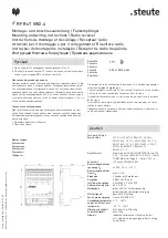 Предварительный просмотр 7 страницы steute RF R T SW2.4 Series Mounting And Wiring Instructions