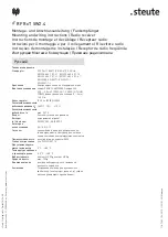 Предварительный просмотр 10 страницы steute RF R T SW2.4 Series Mounting And Wiring Instructions