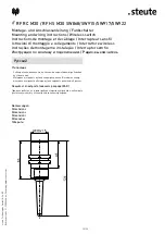 Preview for 10 page of steute RF RC M30 SW868 RF HS M30 SW868 Mounting And Wiring Instructions