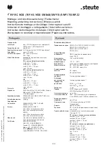 Preview for 15 page of steute RF RC M30 SW868 RF HS M30 SW868 Mounting And Wiring Instructions
