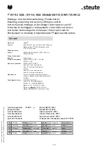 Preview for 16 page of steute RF RC M30 SW868 RF HS M30 SW868 Mounting And Wiring Instructions