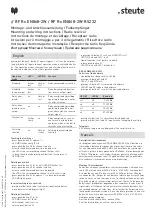 Preview for 3 page of steute RF Rx EN868-2W Mounting And Wiring Instructions