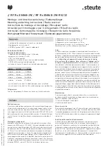 Preview for 5 page of steute RF Rx EN868-2W Mounting And Wiring Instructions