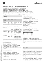 Preview for 6 page of steute RF Rx EN868-2W Mounting And Wiring Instructions