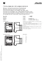 Preview for 10 page of steute RF Rx EN868-2W Mounting And Wiring Instructions