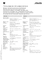 Preview for 12 page of steute RF Rx EN868-2W Mounting And Wiring Instructions