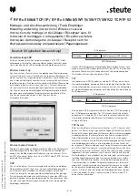 Предварительный просмотр 5 страницы steute RF Rx EN868 TCP/IP Mounting And Wiring Instructions