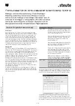 Предварительный просмотр 6 страницы steute RF Rx EN868 TCP/IP Mounting And Wiring Instructions