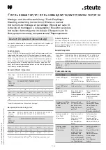 Предварительный просмотр 7 страницы steute RF Rx EN868 TCP/IP Mounting And Wiring Instructions