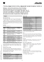 Предварительный просмотр 9 страницы steute RF Rx EN868 TCP/IP Mounting And Wiring Instructions