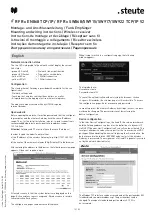 Предварительный просмотр 10 страницы steute RF Rx EN868 TCP/IP Mounting And Wiring Instructions