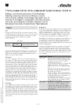 Предварительный просмотр 13 страницы steute RF Rx EN868 TCP/IP Mounting And Wiring Instructions