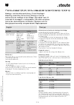 Предварительный просмотр 15 страницы steute RF Rx EN868 TCP/IP Mounting And Wiring Instructions