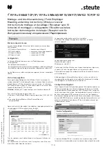 Предварительный просмотр 17 страницы steute RF Rx EN868 TCP/IP Mounting And Wiring Instructions