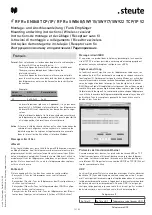 Предварительный просмотр 19 страницы steute RF Rx EN868 TCP/IP Mounting And Wiring Instructions