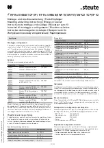 Предварительный просмотр 23 страницы steute RF Rx EN868 TCP/IP Mounting And Wiring Instructions