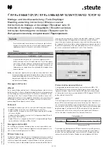 Предварительный просмотр 26 страницы steute RF Rx EN868 TCP/IP Mounting And Wiring Instructions