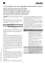 Предварительный просмотр 27 страницы steute RF Rx EN868 TCP/IP Mounting And Wiring Instructions