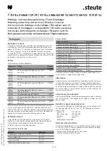 Предварительный просмотр 30 страницы steute RF Rx EN868 TCP/IP Mounting And Wiring Instructions