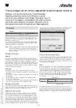 Предварительный просмотр 33 страницы steute RF Rx EN868 TCP/IP Mounting And Wiring Instructions