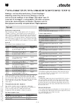 Предварительный просмотр 37 страницы steute RF Rx EN868 TCP/IP Mounting And Wiring Instructions