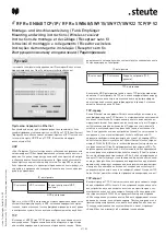 Предварительный просмотр 41 страницы steute RF Rx EN868 TCP/IP Mounting And Wiring Instructions