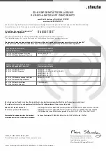 Предварительный просмотр 50 страницы steute RF Rx EN868 TCP/IP Mounting And Wiring Instructions