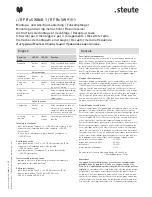 Preview for 3 page of steute RF Rx SW868-1 Manual