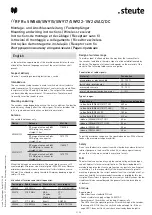 Preview for 3 page of steute RF Rx SW868-1W Mounting And Wiring Instructions