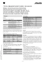 Preview for 5 page of steute RF Rx SW868-1W Mounting And Wiring Instructions