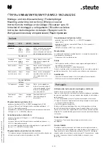 Preview for 8 page of steute RF Rx SW868-1W Mounting And Wiring Instructions