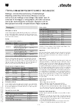 Preview for 9 page of steute RF Rx SW868-1W Mounting And Wiring Instructions