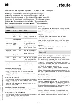 Preview for 10 page of steute RF Rx SW868-1W Mounting And Wiring Instructions