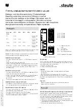 Preview for 14 page of steute RF Rx SW868-4S 48V Mounting And Wiring Instructions