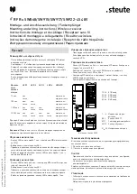 Preview for 17 page of steute RF Rx SW868-4S 48V Mounting And Wiring Instructions