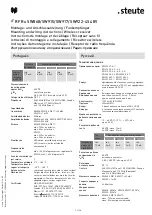 Preview for 22 page of steute RF Rx SW868-4S 48V Mounting And Wiring Instructions