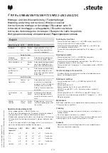 Preview for 4 page of steute RF Rx SW868-4W Mounting And Wiring Instructions