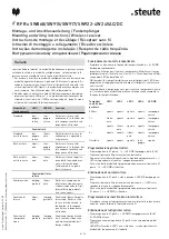 Preview for 8 page of steute RF Rx SW868-4W Mounting And Wiring Instructions