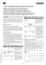 Preview for 12 page of steute RF Rx SW868-4W Mounting And Wiring Instructions