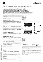 Preview for 13 page of steute RF Rx SW868-4W Mounting And Wiring Instructions