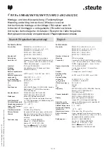 Preview for 14 page of steute RF Rx SW868-4W Mounting And Wiring Instructions