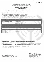 Preview for 18 page of steute RF Rx SW868-4W Mounting And Wiring Instructions