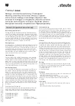 steute RF RxT EN868 Mounting And Wiring Instructions preview