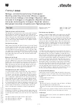 Preview for 6 page of steute RF RxT EN868 Mounting And Wiring Instructions