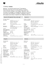 Preview for 8 page of steute RF RxT EN868 Mounting And Wiring Instructions